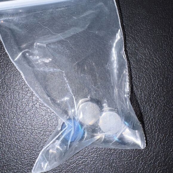 Five Pair Cuff link Bundle (Black, Blue, Silver, and White) - Picture 6 of 7